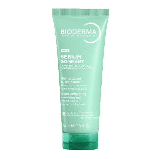 Bioderma Sebium Gommant Απαλό Απολεπιστικό 75ml