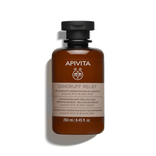 Apivita Dandruff Relief Δερματολογικό Σαμπουάν κατά της Ξηροδερμίας 250ml