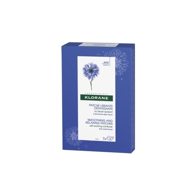 Klorane Bleuet Patchs Lissants Defatigants 14 Pads Για τα Μάτια κατά της Κόπωσης