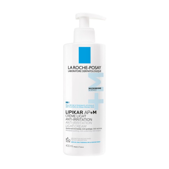 La Roche-Posay Lipikar Light Cream AP+M Μαλακτική Κρέμα για το Ξηρό Δέρμα με Τάση Ατοπίας 400ml