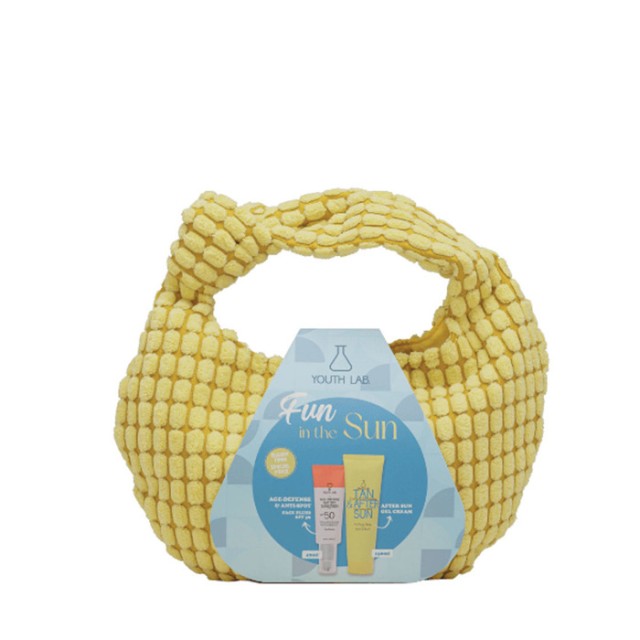 Youth Lab. Promo Pack Fun In the Sun Age Defense Λεπτόρρευστο Αντηλιακό Προσώπου SPF50 40ml + Tan & After Sun 150ml