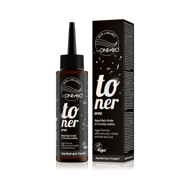 Onlybio Toner Μαλλιών Oreo για Έντονη Μαύρη Απόχρωση 100ml