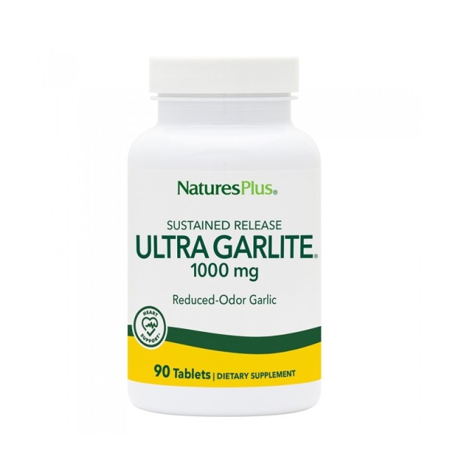 Natures Plus Ultra Garlite 1000mg 90 ταμπλέτες