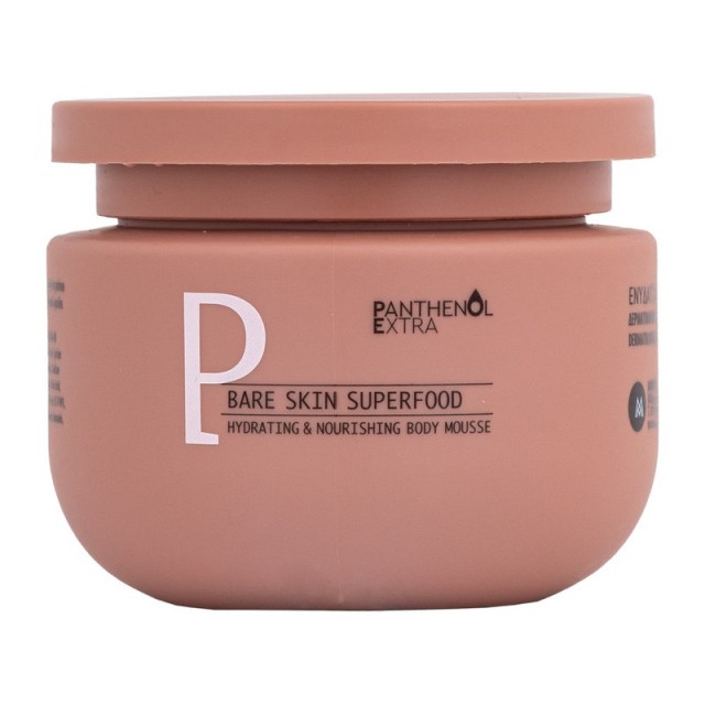 Panthenol Extra Bare Skin Superfood Body Mousse Ενυδατικό Mousse για Θρέψη και Ενυδάτωση Σώματος 250ml