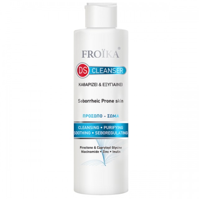 Froika Ds Cleanser Gel Καθαρισμού Προσώπου για Λιπαρό Σμηγματορροϊκό Δέρμα 200ml