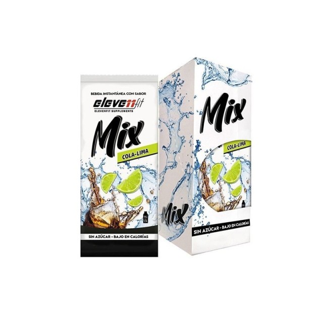 Elevenfit Mix Χυμός Σε Σκόνη Cola Lima (Κόλα Λάιμ) Χωρίς Προσθήκη Ζάχαρης 12pack (12x9gr)
