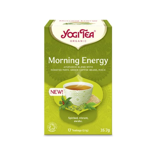 Yogi Organic Tea Morning Energy  Βιολογικό Τσάι για Ενέργεια 17 φακελάκια