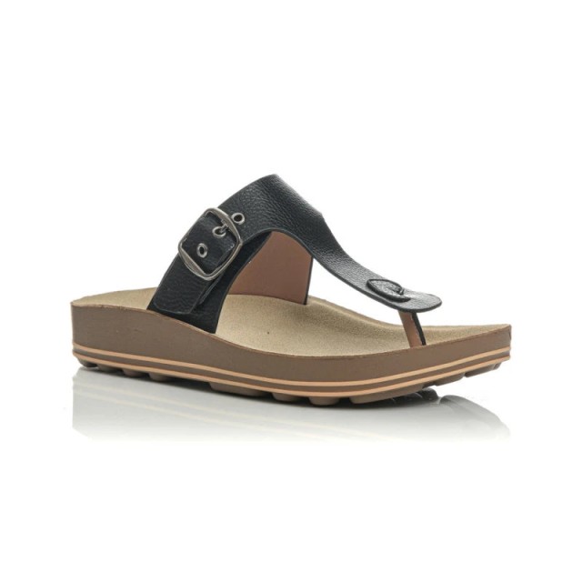 SaveYourFeet Γυναικείο Ανατομικό Σανδάλι Μαύρο 5045 Νο40