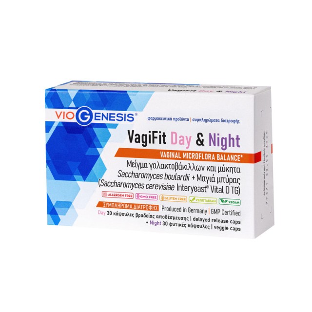 VioGenesis VagiFit Day & Night 30 & 30 κάψουλες