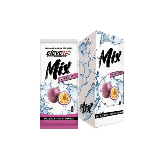 Elevenfit Mix Χυμός Σε Σκόνη Maracuya (Passion Fruit) Χωρίς Προσθήκη Ζάχαρης 12pack (12x9gr)