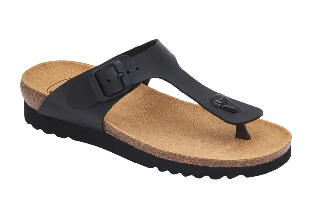 Scholl Boa Vista Γυναικεία Ανατομική Παντόφλα Black No.40