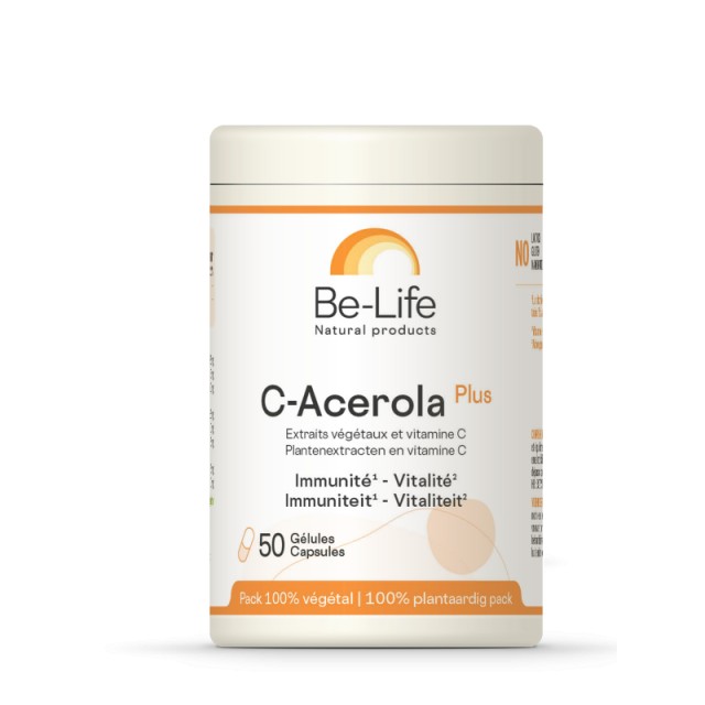 Be-Life C-Acerola Plus  Συμπλήρωμα για την Ενίσχυση του Ανοσοποιητικού 50 κάψουλες
