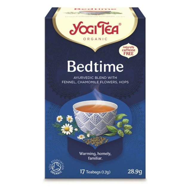 Yogi Organic Tea Bedtime Βιολογικό Τσάι για Χαλάρωση με Μείγμα Βοτάνων 17 φακελάκια