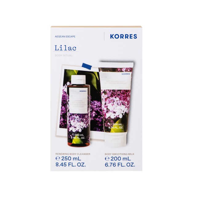 Korres Promo Pack Lilac Πασχαλιά Αφρόλουτρο 250ml + Eνυδατικό Γαλάκτωμα Σώματος 200ml