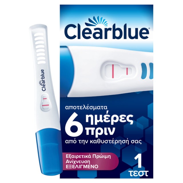 Clearblue Τεστ Εγκυμοσύνης για Εξαιρετικά Πρώιμη Ανίχνευση 1 τεμ