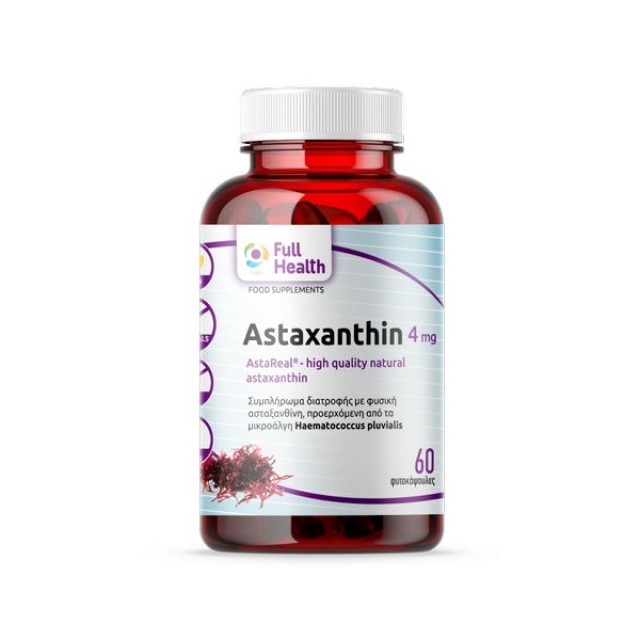 Full Health Astaxanthin AstaReal 4mg 60 Φυτοκάψουλες