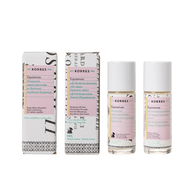 Korres Equisetum Αποσμητικό 24ωρης Προστασίας για Πολύ Ευαίσθητη Επιδερμίδα 30ml