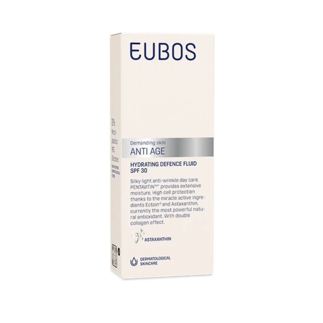 Eubos Hydrating Defence Fluid Κρέμα ημέρας εντατικής φροντίδας με SPF30 50ml