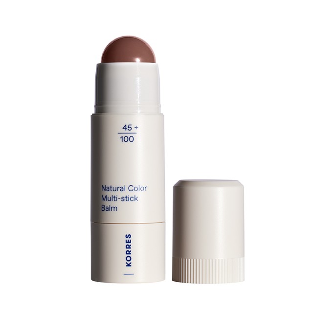 Korres Natural Color Multi-Stick Balm N.32 Muted Brown Στικ Πολλαπλών Χρήσεων για Φυσική Λάμψη 4.5g