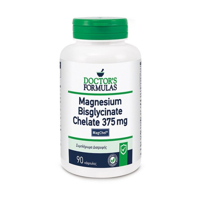 Doctors Formulas Magnesium Bisglycinate Chelate Μαγνήσιο 375mg 90 κάψουλες