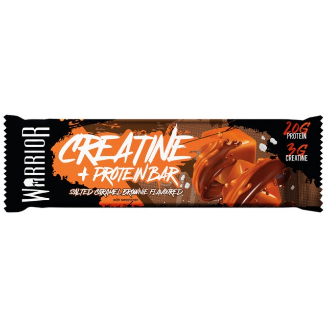 Warrior Creatine Salted Caramel Brownie Protein Bar 75g