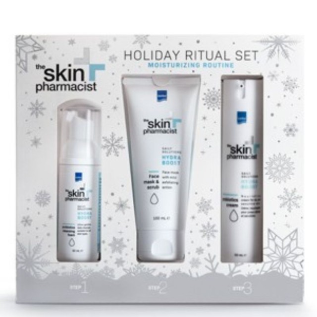 InterMed The Skin Pharmacist Promo Pack Hydra Boost Probiotics Cleansing Foam 50ml + Face mask & Scrub 100ml + Probiotics Cream 50ml