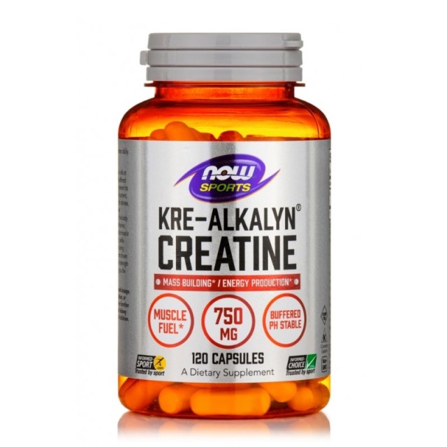 Now Sports Kre-Alkalyn Creatine 750mg 120 κάψουλες