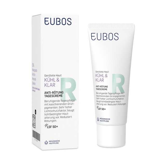 Eubos Cool & Calm Redness Relieving Day Cream SPF50 Καταπραϋντική Κρέμα Ημέρας για την Ερυθρότητα 40ml