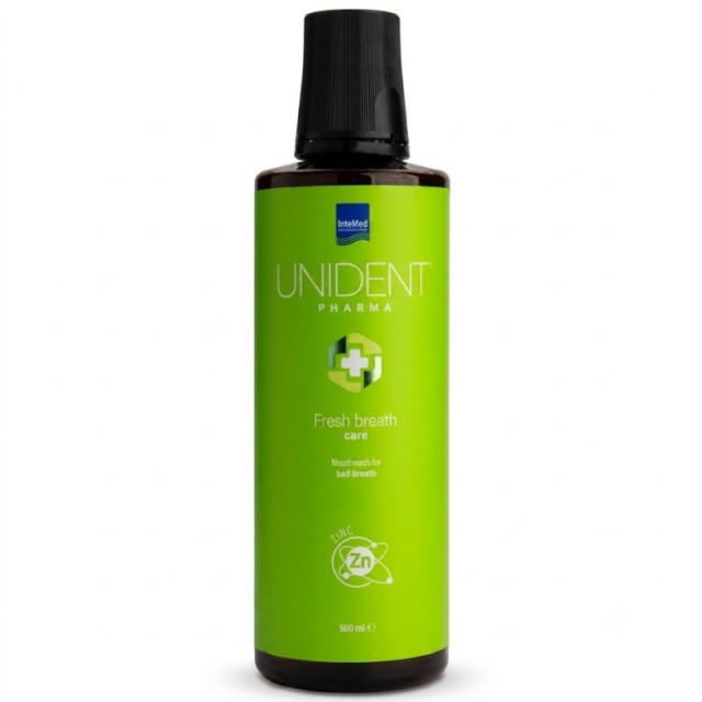 InterMed Unident Pharma Fresh Breath Mouthwash Στοματικό Διάλυμα κατά της Στοματικής Κακοσμίας 500ml
