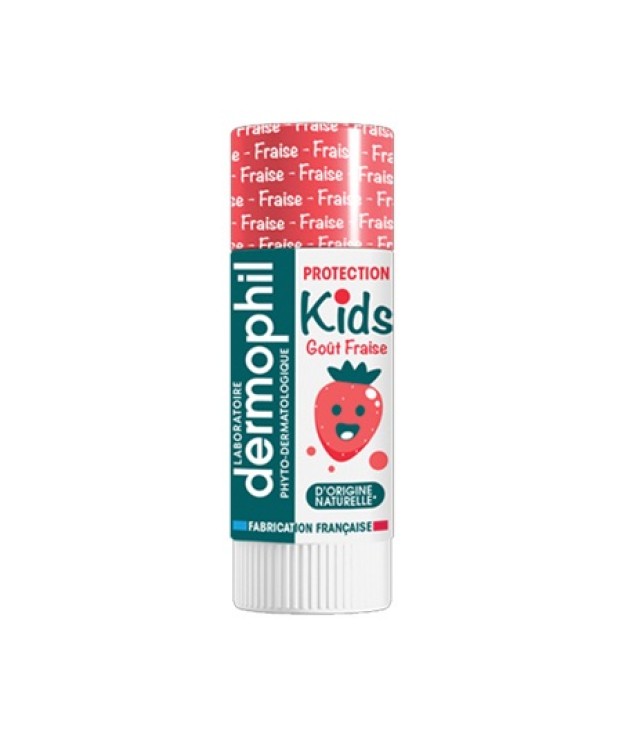 Inpa Dermophil Kids Fraise 100% Naturel Lipstick Στικ Χειλιών Για Παιδιά 4g