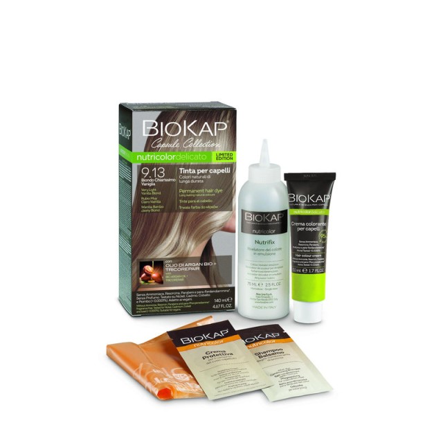 Biokap Βαφή Μαλλιών No 9.13 Πολύ ξανθό Ανοιχτό Βανίλια 140ml