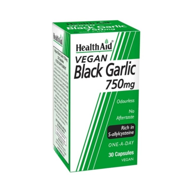 Health Aid Black Garlic 750mg 30 κάψουλες