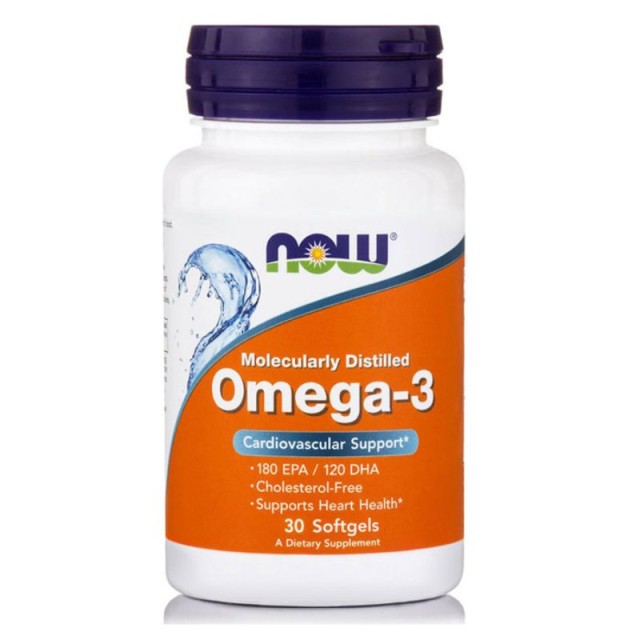 Now Omega 3 1000 mg 30 Softgels