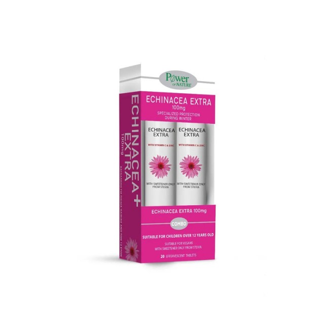 Power of Nature Promo Pack 2x Echinacea Extra 100mg 20 αναβράζουσες ταμπλέτες