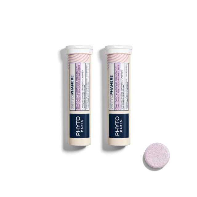 Phyto Phytophanere Hair & Nails Αναβράζον Συμπλήρωμα Διατροφής για Μαλλιά και Νύχια 2x15tabs
