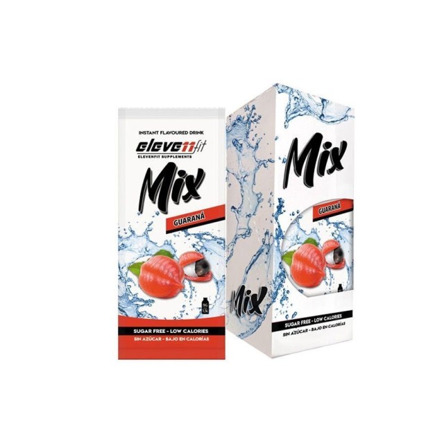 Elevenfit Mix Χυμός Σε Σκόνη Guarana (Γκουαρανά) Χωρίς Προσθήκη Ζάχαρης 12pack (12x9gr)