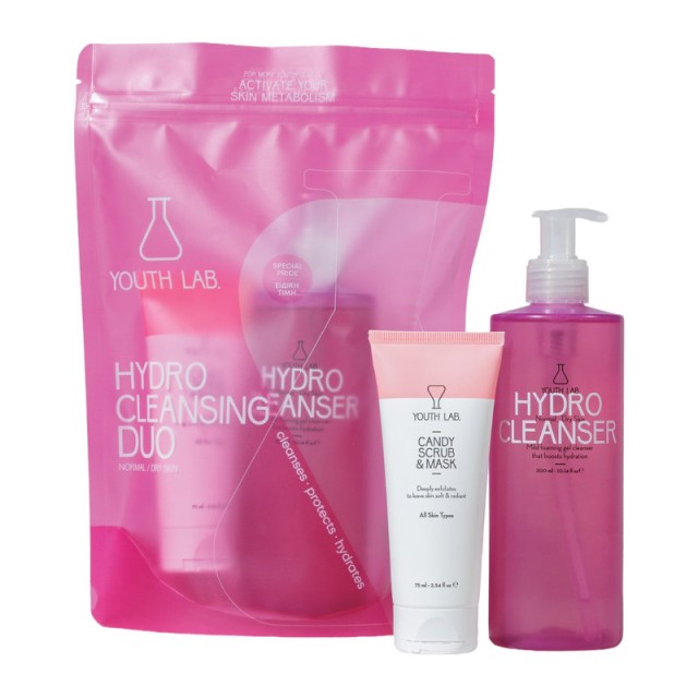 Youth Lab. Promo Hydro Cleansing Duo Σετ Καθαρισμού & Ήπιας Απολέπισης