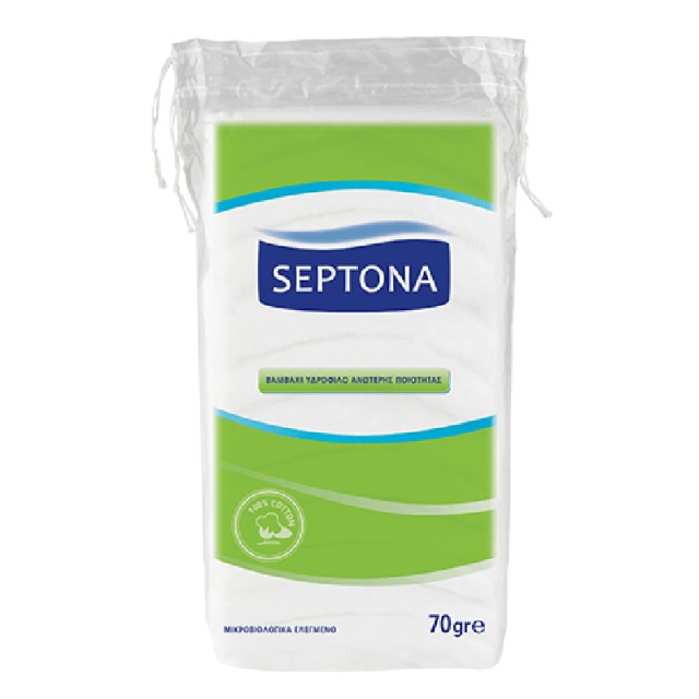 Septona Βαμβάκι Υδρόφιλο Ανώτερης Ποιότητας 70gr