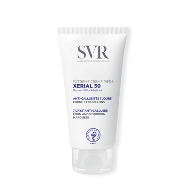 SVR Laboratoire Xerial 50 Extreme Feet Creme Κρέμα Ποδιών με Ουρία για Αντιμετώπιση των Κάλων & των Ρόζων 50ml
