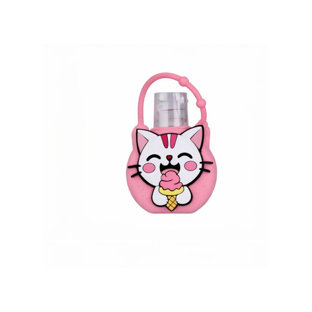 Kawai Friends Hand Gel Αντισηπτικό Τζελ Χεριών σε Θήκη Ροζ Γάτα 35ml