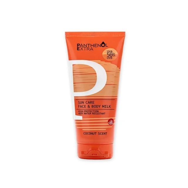 Panthenol Extra Sun Care Face & Body Milk Αντηλιακό Γαλάκτωμα SPF 50 για Πρόσωπο & Σώμα με Άρωμα Καρύδας, 100ml