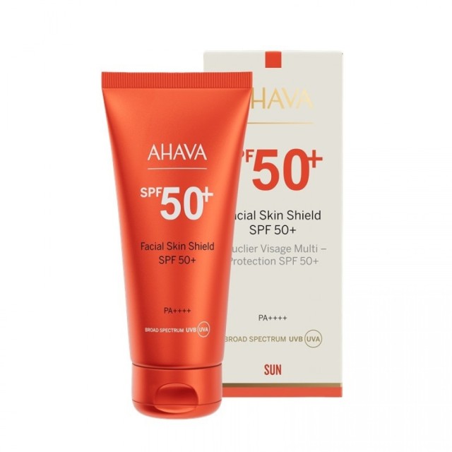 Ahava Facial Skin Shield SPF50+ Ελαφριά Αντηλιακή Κρέμα Προσώπου 50ml
