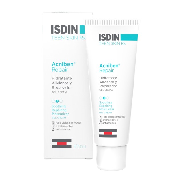 Isdin Acniben Repair Soothing Gel - Cream Καταπραϋντική Κρέμα - Τζελ για Δέρμα με Ακμή 40ml