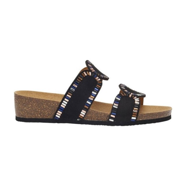 Scholl Cannes Γυναικεία Ανατομικά Πέδιλα, Μαυρα Ν41