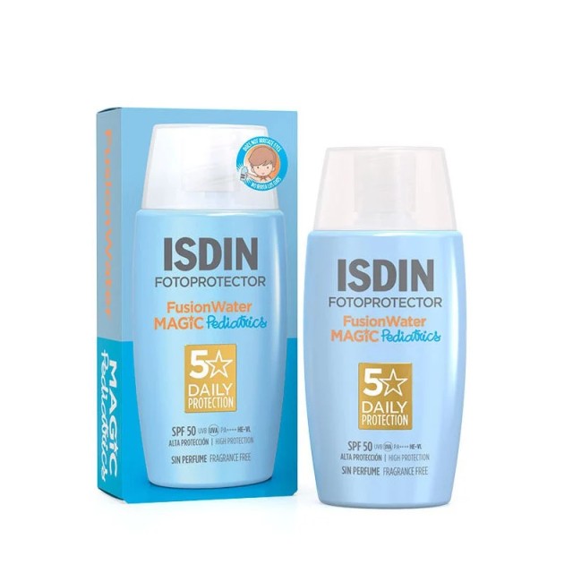 Isdin Fotoprotector Pediatrics FusionWater Magic SPF50 Αντηλιακό Προσώπου για Παιδιά 50ml