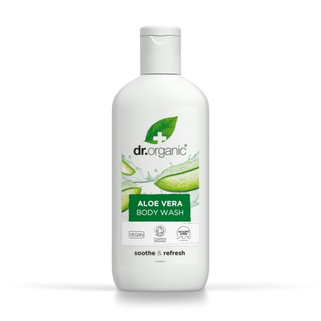 Dr.Organic Aloe Vera Body Wash Καθημερινό Αναζωογονητικό Αφρόλουτρο 250ml