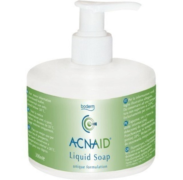 Boderm Acnaid Liquid Soap Water Lily Υγρό Σαπούνι καθαρισμού 300ml