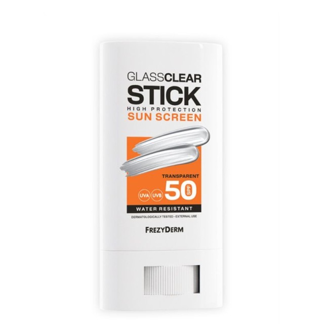 Frezyderm Sun Screen Glassclear Stick SPF50 Διάφανο Αντηλιακό Stick Ανάλαφρης Αίσθησης 20ml