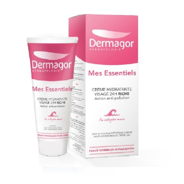 Dermagor My Essentials Rich 24 hour Moisturizing Cream Ενυδατική Κρέμα Προσώπου Πλούσιας Υφής, 40ml