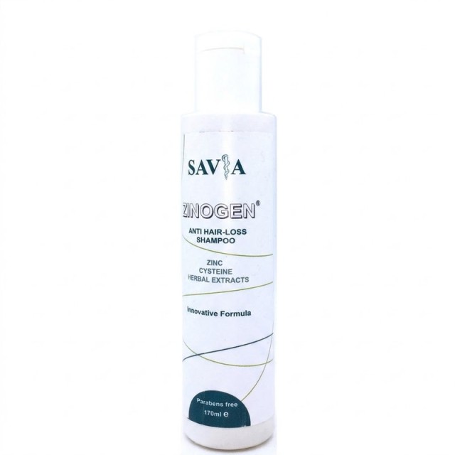 Savia Zinogen Anti-Hair Loss Shampoo Σαμπουάν κατά της Τριχόπτωσης 170ml